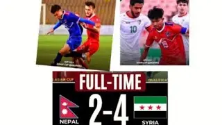 Nepal vs Syria u23 game review match analysis aunus guf garum Nepal ko game barai 🥰