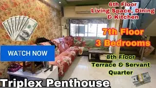 Triplex Penthouse On Sale In Mira Road , 6th Floor ~ 7th Floor ~ 8th Floor 🤩