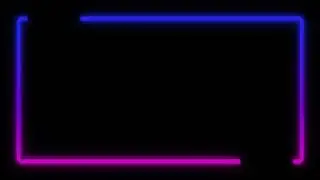 Pink and Blue Box Frame Video Overlay.