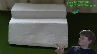 D.I.Y Ledge and Bank Fingerboard Obstacle!