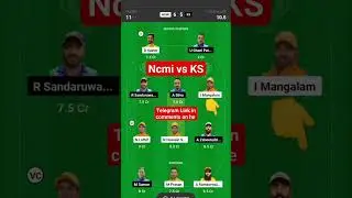 ncmi vs ks dream 11 Prediction,ncmi vs ks dream 11 Team,ncmi vs ks dream 11,