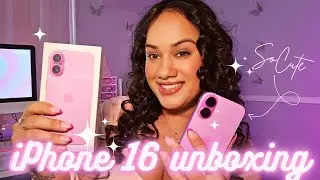 Распаковка розового iPhone 16 💕