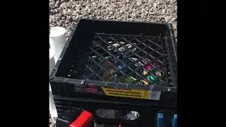 Paddle Boarding  Fishing Milk Crate