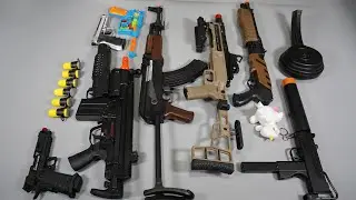 AK47 and Bolt action short Sniper Rifle Airsoft Toy Gun G3 Nerf Gun - Realistic Toy Guns Collection