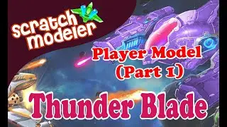 Alien Shooter Player Ship Model (part 1) #model #design #scratch #spaceship