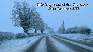 Driving around other parts of Stoke on Trent in snow - 28th November 2021 - Explore With Shano