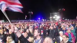Land Of Hope And Glory - BBC Proms In The Park 2017 Closing - Royal Albert Hall Live Link Up