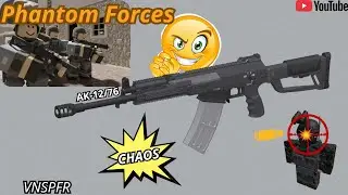 Phantom Forces INSANE GAMEPLAY AK-12/76 (chaotic mode)