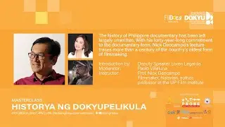 MASTERCLASS: Historya ng Dokyupelikula