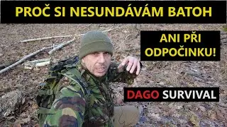 Proč nesundávám batoh ani při odpočinku?