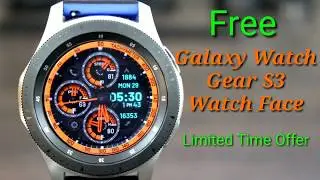 Freebie Alert Galaxy Watch/Gear S3 Analog Fitness Watch Face