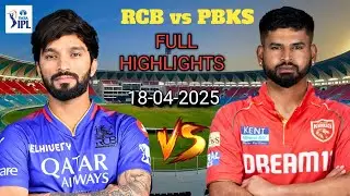IPL 34 Match RCB vs PBKS HIGHLIGHTS