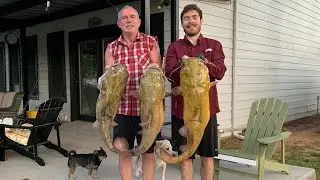 Trotline Fishing for BIG FLATHEAD Catfish!!!