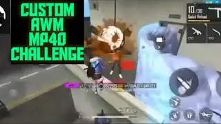 Free Fire Custom Room AWM Mp40 Challenge | CRAZY MOD | Running 200% | Jumping 400% | Health 500