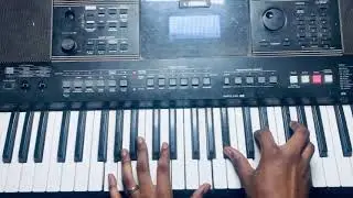 How to Play Ghanaian Praises with Amazing Walking Bass on left and Backing on Right👏🎹KEY F🔥