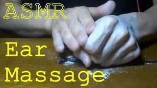 [ASMR-音フェチ]耳のマッサージ(ベビーパウダー)[Ear massage]