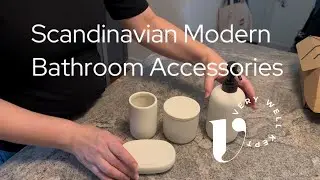Review: Ceramic Bathroom Accessory Set &ndash; Scandinavian Minimalism!