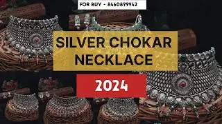 silver necklace designs 2024 | #silvernecklace #chokar