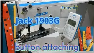 Jack button sewing machine automatic button attaching JK1903G #jack1903G #1903Gjack #jacknayakji