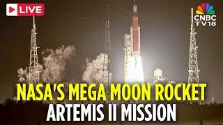 NASA Artemis II LIVE: NASA Rolls out Mega Moon Rocket Artemis II Mission | NASA Moon Rocket | N18G