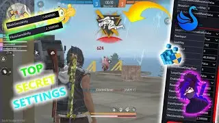 Smartgaga Free Fire Top Secret Settings ⚙️ HUD + Sensitivity | How To Improve Aim Accuracy