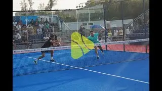 Vamos P&aacute;del. Miguel Oliveira y Chris Fuster contra Maxi Grabiel y Aday santana. WPT Mijas 2019
