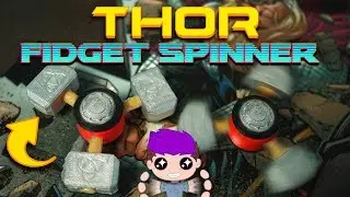 Epic 3D Printed Thor Fidget Spinner!