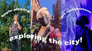 my first month in new york 🍎 queer bookstores, rose fashion, apple-picking, & getting 🍃 lol