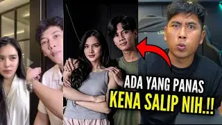 BERANI2 NYA DIA NYETUH PACAR RIZALMUK‼️..REACT MEME KOCAK