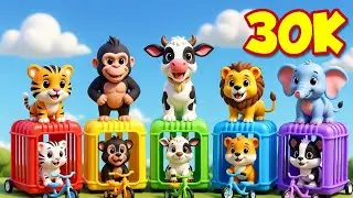 Guess The Animal 🐯🦁 | Fun Animal Matching Game For Kids | Learn Animals