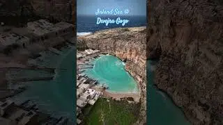 MALTA | Open water can be reached through the cave by boat weather permitting #gozo #dwejra #malta