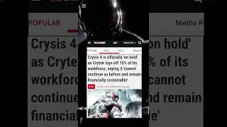 Crysis 4 Delayed again 🫤 #crysis4 #crytek #gaming #news