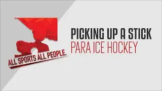 Picking Up Stick - Para Ice Hockey