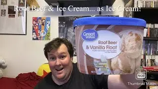 Taste Test: Great Value Root Beer Float Ice Cream (4K)