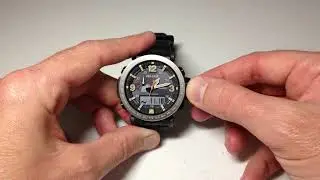 Casio Pro Trek (PRG-600) | Set home city