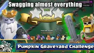 Tripling the pumpkin graveyard challenge with just my heroes
