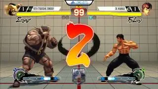 Itabashi Zangief (Zangief) vs Hamad (Fei-Long) - EVO 2015 USF4 Pools - 720p/60fps