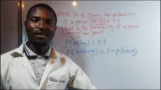 2018 GCE Mathematics || Paper 1 #probability #Question8 #2018