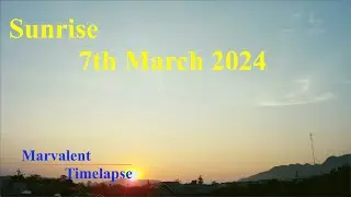 Sunrise 7th March 2024