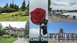 Portland Oregon Trip: Rose Garden, Spirit Boat Tour, Aerial Tram, State Capitol, Pittock Mansion