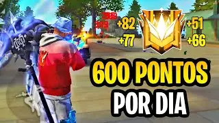 COMO GANHAR MUITO PONTO NA RANQUEADA SOLO DO FREE FIRE!