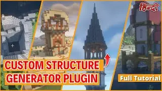 Minecraft Custom Structure Generator Plugin | Better Structures plugin in Hindi | Better Structures