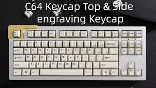 #shorts C64 Keycap Top & Side engraving Keycap