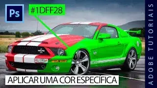 Como mudar a cor por uma cor especifica - Photoshop