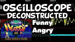 Dynamite Headdy - Funny Angry - Oscilloscope Deconstruction
