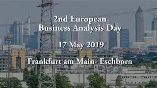 1st european business analysis day 2018