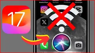 How To Use Siri WITHOUT Internet Connection iOS 17 I Siri Offline