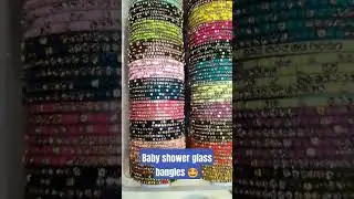 Sk- baby shower glass bangles 🤩 #viral #instagram #south #southindian #southindianmovies #glass