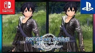 Sword Art Online: Hollow Realization | Switch VS PS4 | Graphics Comparison
