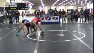 70 kg R1 - Nick Marable (Sunkist Kids) vs Gary Dinmore (Upper Black Eddy)